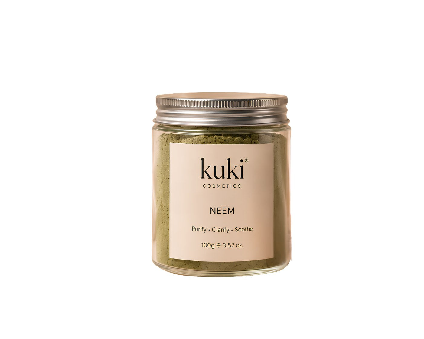 KUKI Purifying Neem Face Ritual powder mask for cleansing and refreshing skin