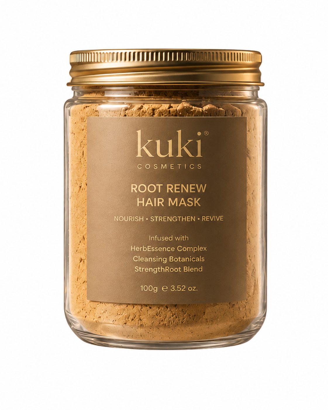 Root Renew Hair Mask 100g by KUKI Cosmetics for stronger healthier looking hair